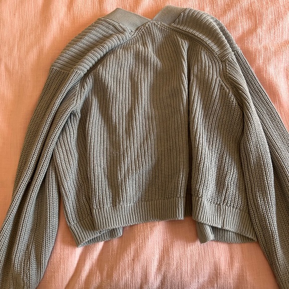 DUSTY BLUE! Boyfriend cardigan - Picture 2 of 3
